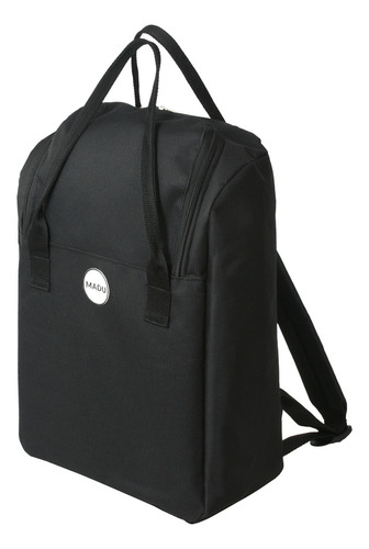 Mochila Matera Austral Bolso Porta Termo Hasta 1.9lts Madu Color Negro