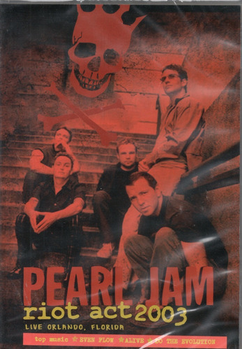 Dvd Pearl Jam - Riot Act 2003- Live Orlando, Florida