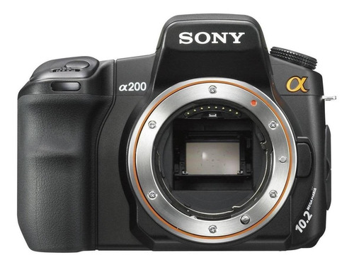  Sony Alpha 200 Dslr-a200 Dslr Cor  Preto