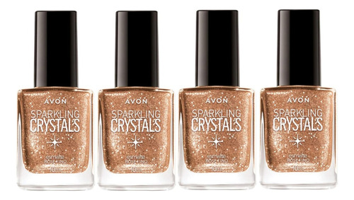 Esmalte Sparkling Crystal 10ml Avon Kit 4 Unidades