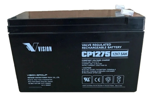 Bateria 12v 7ah Primera Calidad Vision Ups Alarmas  Rs Mejia