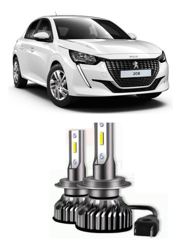 Lampara Cree Led Peugeot 208 Nuevo Luz Baja Canbus Sin Error