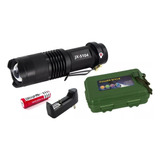 Mini Linterna Q5 Led 18000w 5400lm Foco Ajustable Zoom