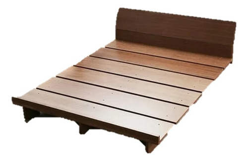 Base Cama Individual Estilo Oriental Tatami Armable Madera