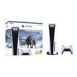 Sony Playstation 5 Cfi-12 825gb God Of War Ragnarok Bundle Cor  Branco E Preto