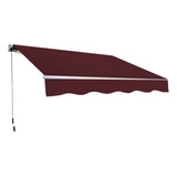 Toldo Brazo Invisible Manual Motorizado 1/2 Lona Acrilica 20