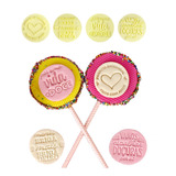 Carimbo Para Doce Confeitaria Biscuit Frases Doces Bluestar