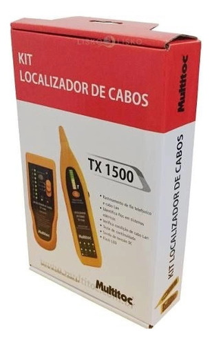Kit Testador Localizador De Cabos Multitoc Tx 1500