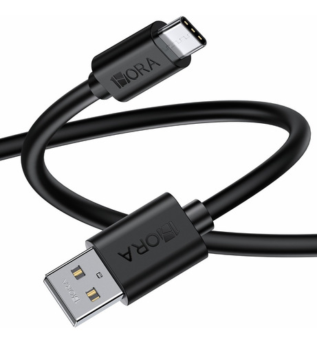 Cable Usb Carga Rapida Tipo C 1hora// 1 Metro Cab184 Negro