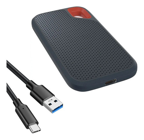 Disco Solido Ssd Externo Portatil Usb Tipo C E61 2tb Negro