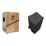 Cajon Dual Peruano Flamenco Profesional Con Funda