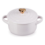 Le Creuset Gres Mini Cocotte Redondo, 8 Onzas., Chalota Con.