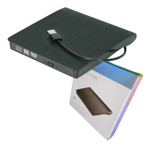 Gravador E Leitor Dvd/cd Externo Slim Usb 3.0 Portátil Mac