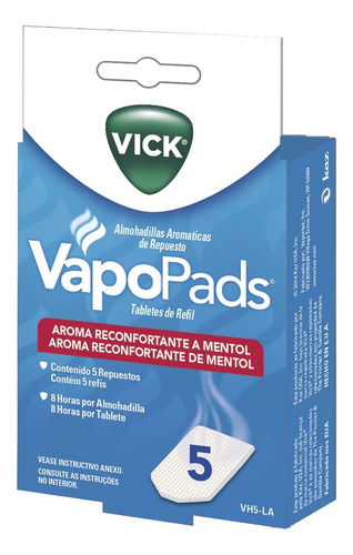 Tabletas Vapopads Para Humidificador X5un Vick