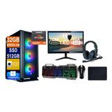 Pc Gamer Cpu Ryzen 5 5600g / Ssd 512gb / 32gb + Monitor 19p