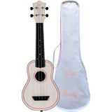 Flight Tus-marty Ukulele Ukelele Soprano Con Funda Color Blanco