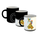 Taza Magica Woman Mujer Ave Guacamaya Color Caribe