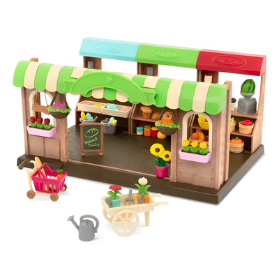 Lil Woodzeez De Comida 86pc Hoppin' Farmers Market Verde