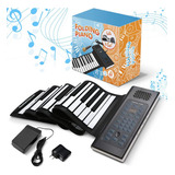 Piano Enrollable Teclado Portátil Pedal | 61 Teclas | ...