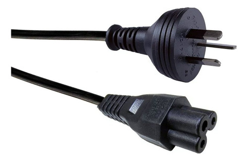 Cable Power Trebol Fuente Alimentación Cargador De Notebook