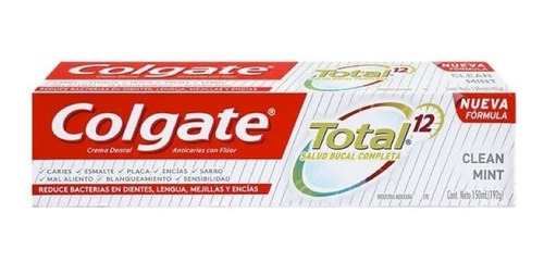 Pasta Dental Colgate Total 12, 150 Ml (5 Unid)