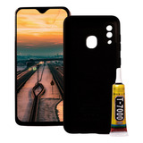 Kit Tela Frontal Display Compatível Galaxy A30 + Cola + Case