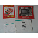 2 Folleto Antiguo Televisor Sony Solid State Toshiba Manual