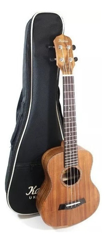 Ukulele Kalani Tenor 26 Maori Kal 420 Tk Koa C/bag Cor Marrom-claro