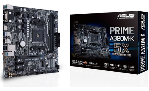 Mother Asus Prime A320m-k Am4 Ddr4 A320 Hdmi M2