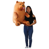 Oso Pardo Sentado Escandaloso Peluche Ultrasuave X 8ocm