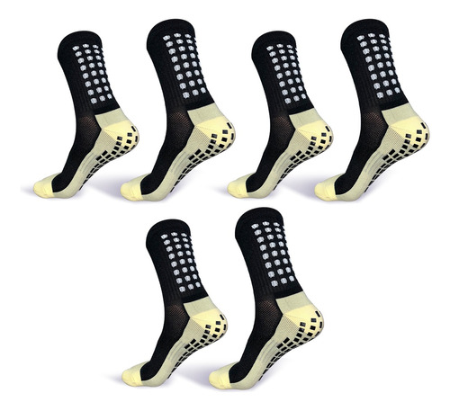 Kit 3 Pares Meia Antiderrapante Futebol Esportiva Pro Socks