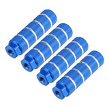 4 Posapies Trasero Para Bici Bmx Mtb Eje Diá 9.5mm Azul