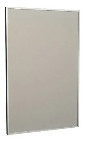 Espejo Rectangular Con Marco De Aluminio Anodizado 90x70