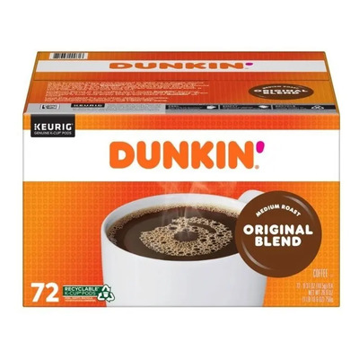 Café K-Cups Keurig Dunkin Donuts Blend 72 Unidades | MercadoLibre