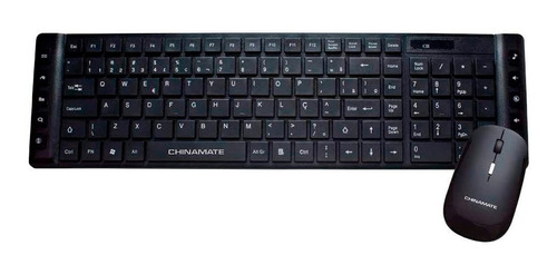 Kit Teclado E Mouse Óptico Wireless Sem Fio Importado Cm-30