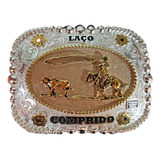 Fivela Para Cinto Country Cowboy Brand 7077 Laço Comprido