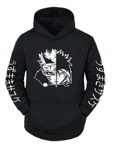 Buzo Canguro Unisex / Uzumaki Sasuke - Naruto Anime Japanese