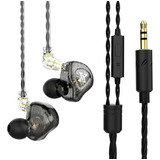 Auriculares In Ear Qkz Ak6 Max Hifi Cable Cambiable Con Mic