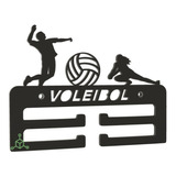 Medallero Voleibol Colgador Para Medallas De Voley A Muro