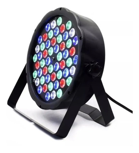 Luz Proton 54 Led  Rgb Audio Dmx Salon Fiesta Tacho Par Dj 