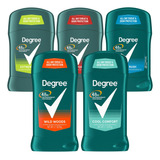 Degree - Desodorante Invisible Para Hombre, Juego Variado De
