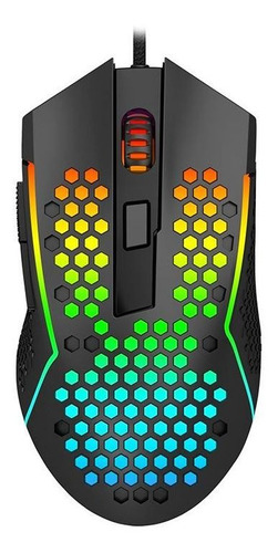 Mouse Gamer Pro Reaping Rgb Até 12400 Dpi 6 Botões Redragon 