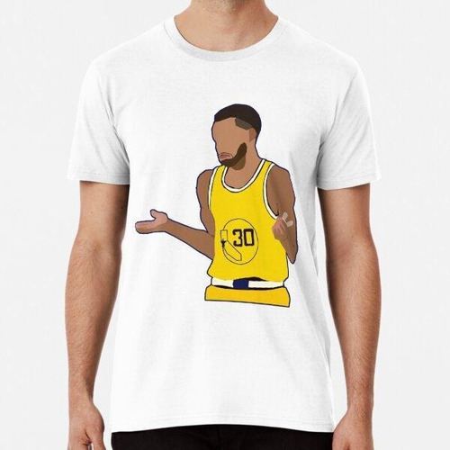 Remera Steph Curry Shrug Algodon Premium 