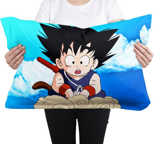 Cojin Almohada Dragon Ball Goku Niño Anime Poliester Hogar