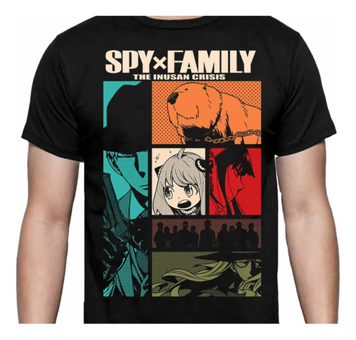 Playera Spy X Family Clan, Camiseta Personajes Espías