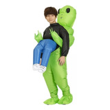 Disfraz De Alienígena Inflable Para Niños De Alien Green Car