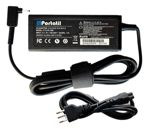 Cargador Para Acer 19v - 2,37a  45w Plug 3.0*1.1 Nuevo