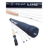 Caña Grey Gull Line Plus #3 8' - 4 Tramos  Pesca Con Mosca