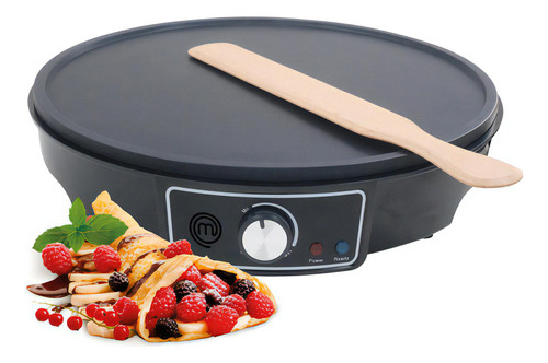 Crepera Eléctrica Nonstick+ Premium Negro Masterchef