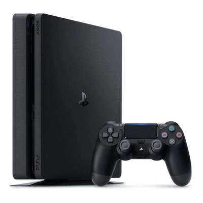 Consola Playstation 4 Slim 1tb Standard Sony Color Negro Negro - Excelente (Reacondicionado) | Meses sin interés